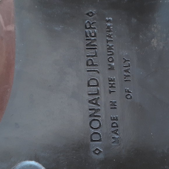 Donald J Pliner Brown Leather Ankle Boots Size 6 - Picture 6 of 8